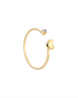 Diamantje en hartje ring goud-LAcollections