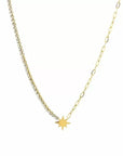 Ketting met morningstar goud-LAcollections