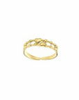 Klassieke ring met hartje goud-LAcollections