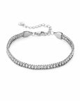 Luxe zirkonia armband zilver-LAcollections