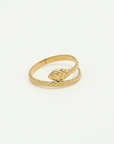Slangen ring goud liggend-LAcollections