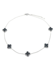 ketting-zwarte-klavers-zilver-high-LAcollections