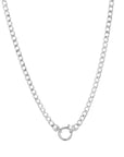 Basic schakelketting met grote sluiting zilver-LAcollections