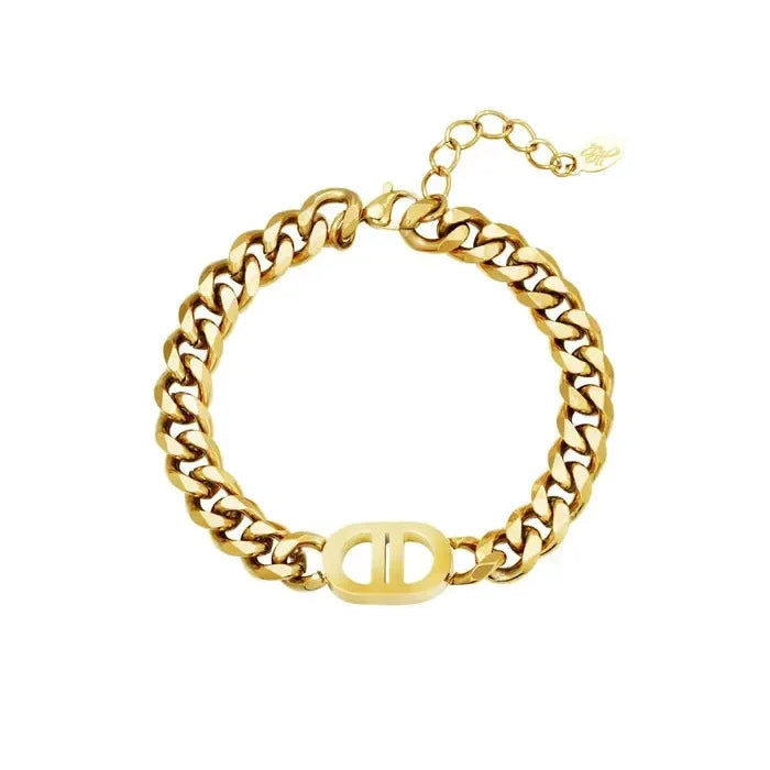 Dik armbandje the good life goud-LAcollections