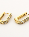 Glamour oorbellen goud liggend-LAcollections