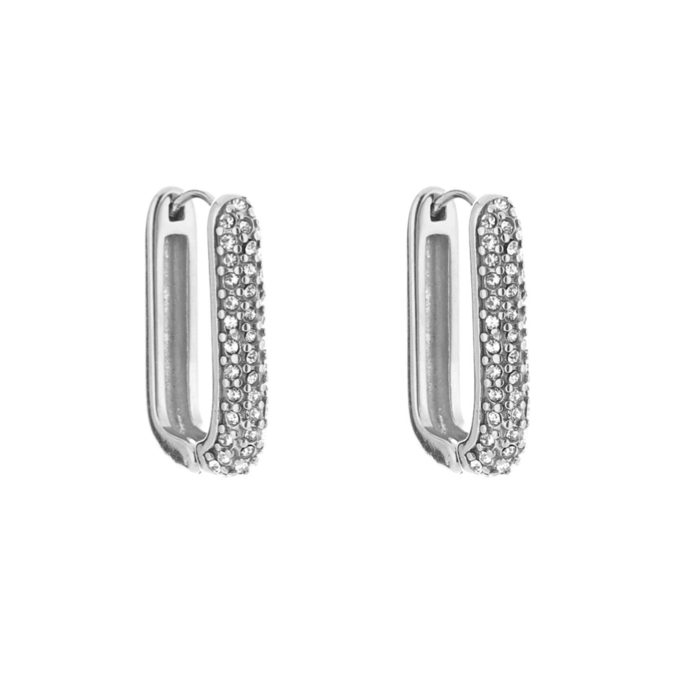 Glamour oorbellen zilver-LAcollections