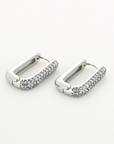 Glamour oorbellen zilver liggend-LAcollections