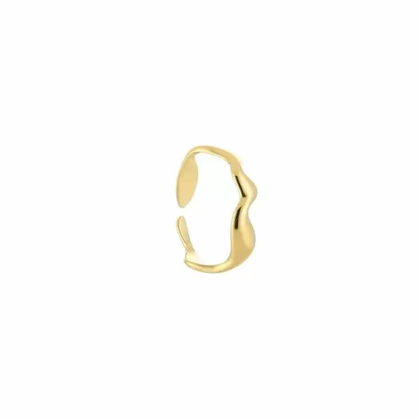 Golvende Basic Ring Goud-LAcollections