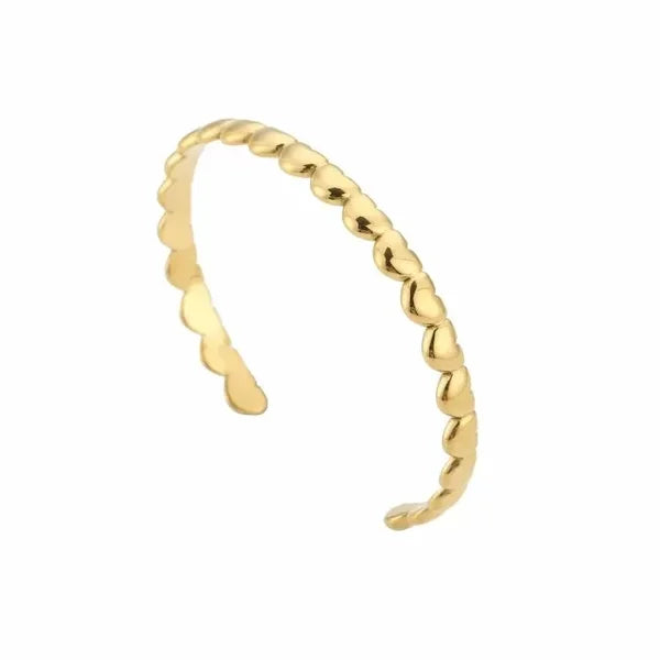 Hartjes bangle goud-LAcollections