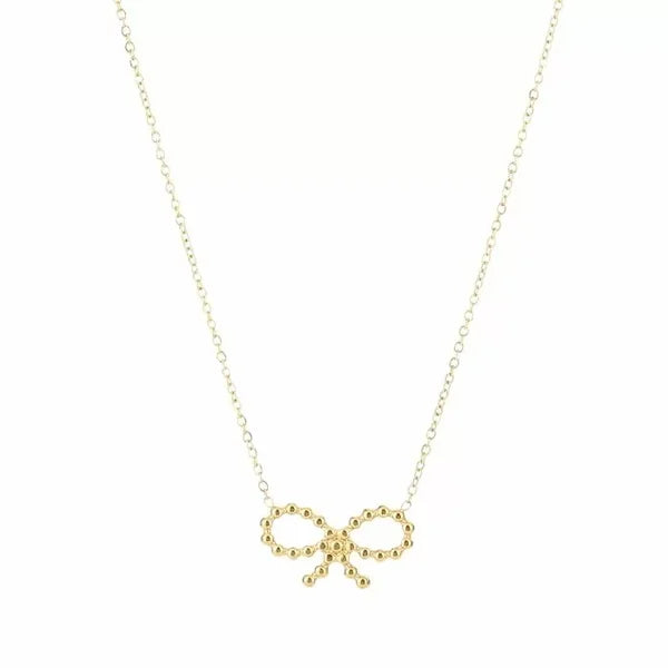 Ketting met strikje goud-LAcollections