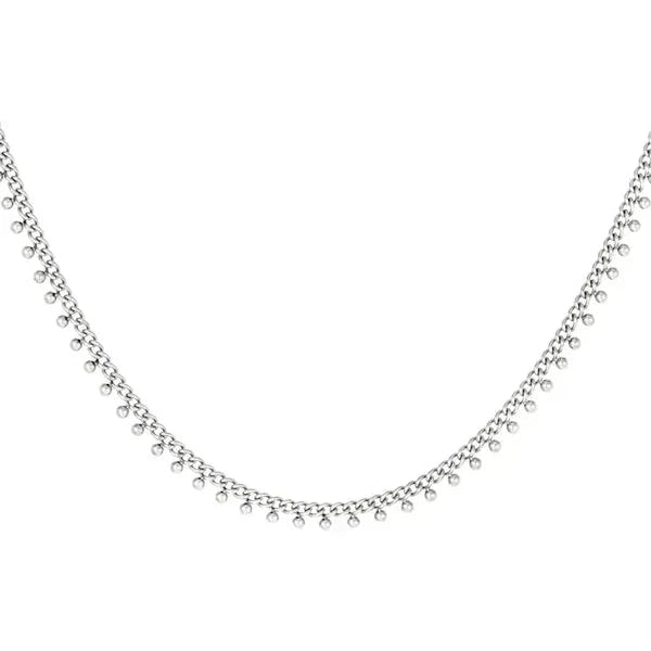 Ketting stippen zilver-LAcollections