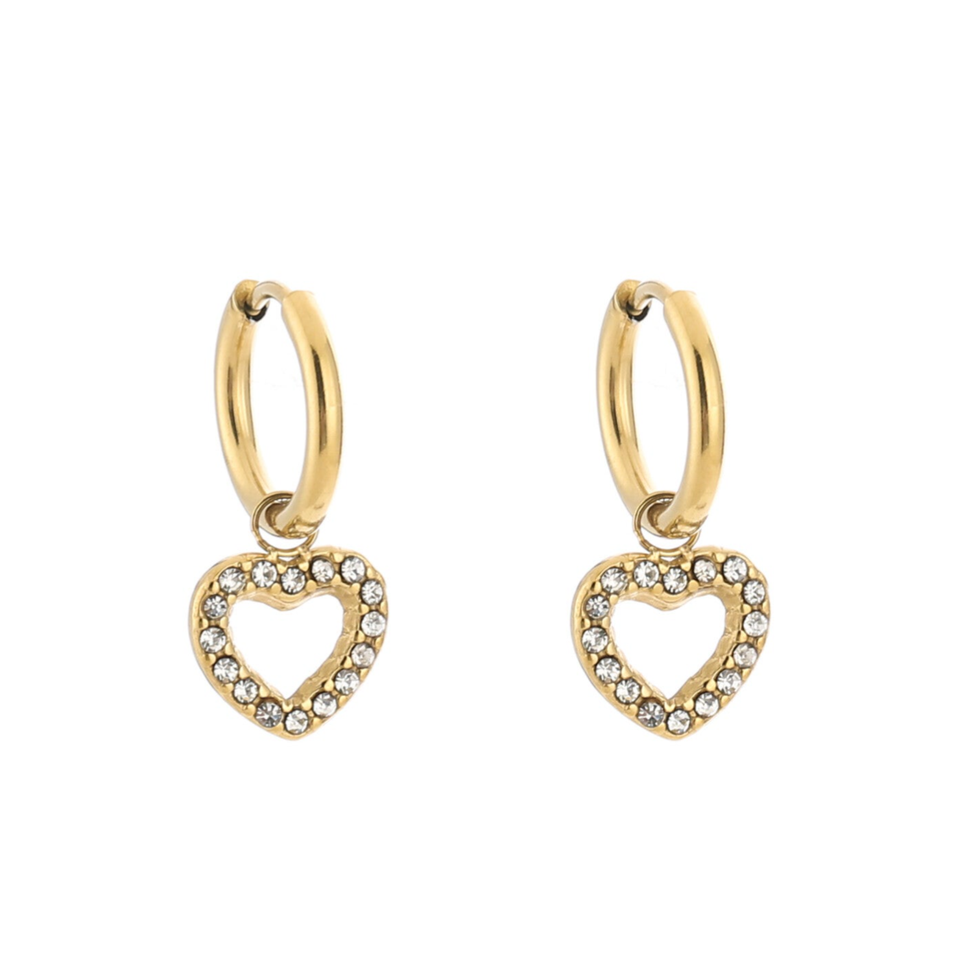 Love oorbellen goud-LAcollections