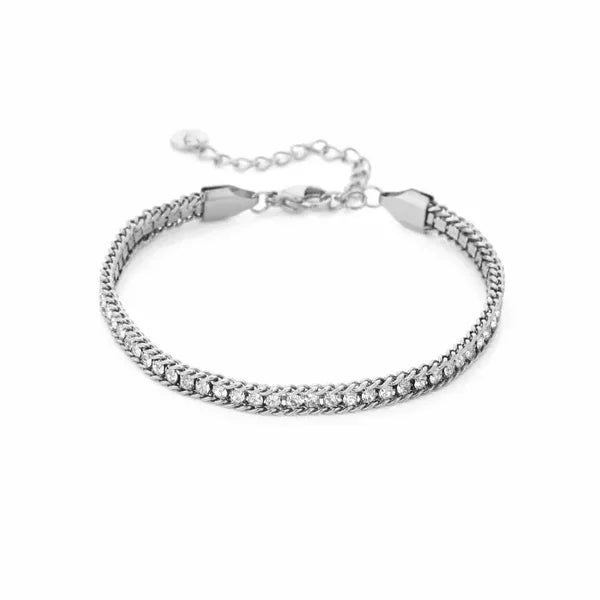 Luxe zirkonia armband zilver-LAcollections