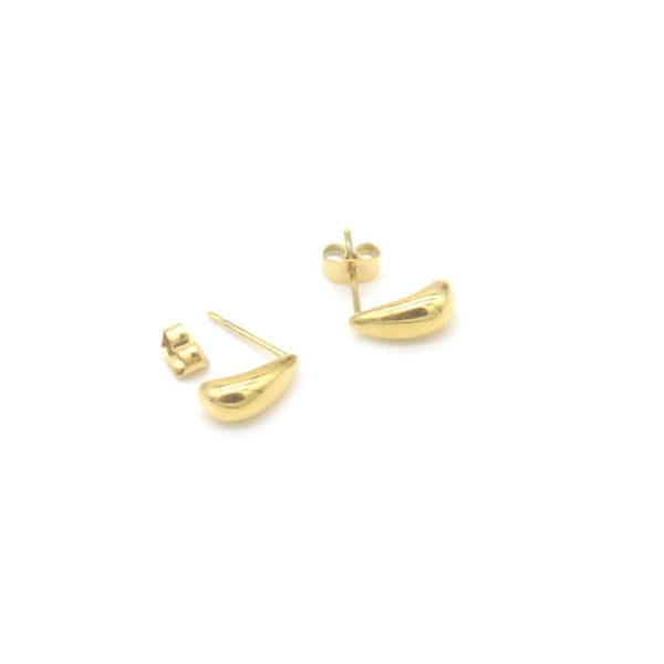 Mini loops oorbellen goud-LAcollections