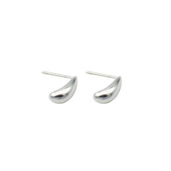 Mini loops oorbellen zilver-LAcollections