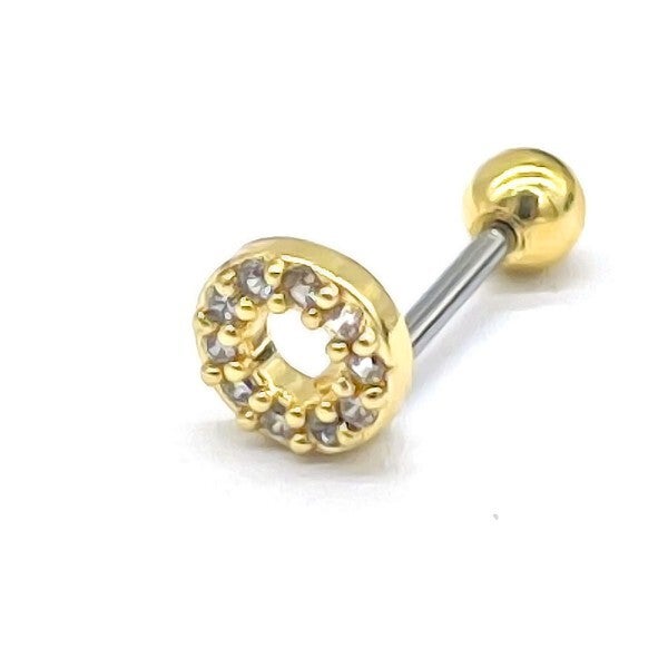 Oorpiercing rond goud-LAcollections