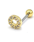 Oorpiercing rond goud-LAcollections