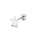 Oorpiercing ster zilver-LAcollections
