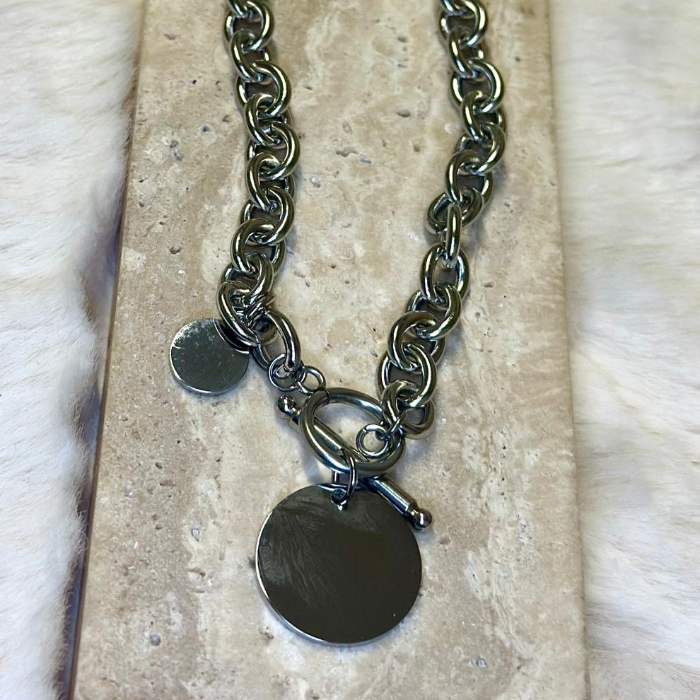 Persoonlijke-dikke-ketting-zilver-lacollections