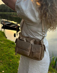 Schoudertas met compartimenten goud sfeerfoto-LAcollections