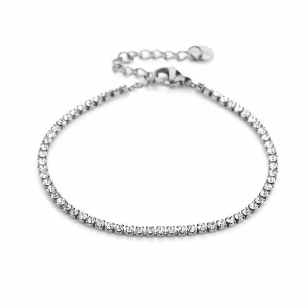 Subtiel armbandje met steentjes zilver-LAcollections