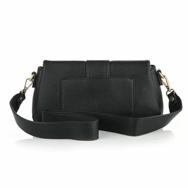 Trendy schoudertas zwart achterkant-LAcollections
