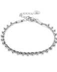 Twisted armband dots zilver-LAcollections