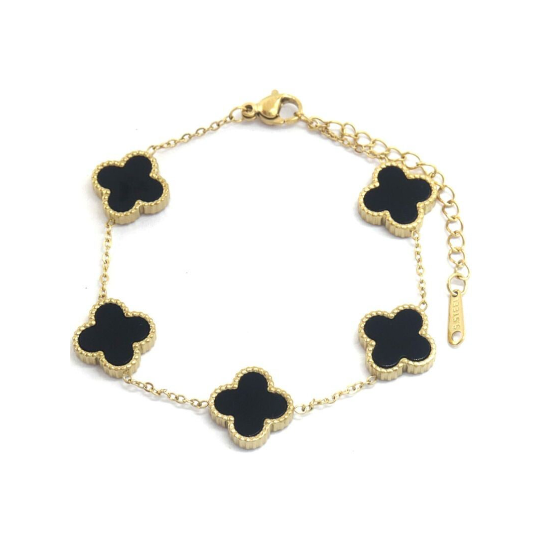 armband-klaver-zwart-goud-high-LAcollections