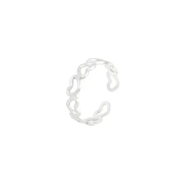 hartjes ring zilver-LAcollections