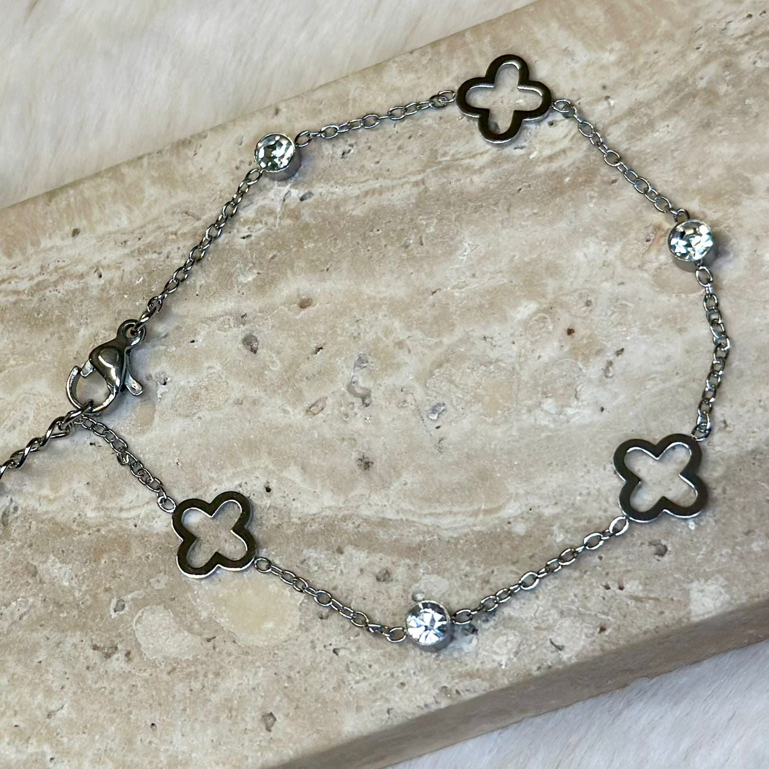 open-klaver-diamant-armband-zilver-lacollections