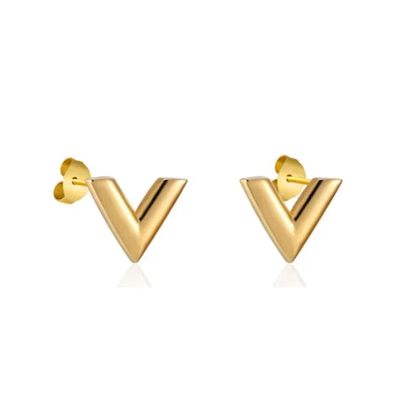 v-oorbellen goud-LAcollections