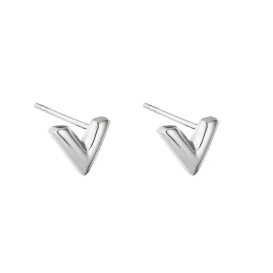 v-oorbellen zilver-LAcollections